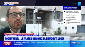 Budget 2025: un manque à gagner de "6,2 millions d'euros minimum", selon le maire de Montreuil