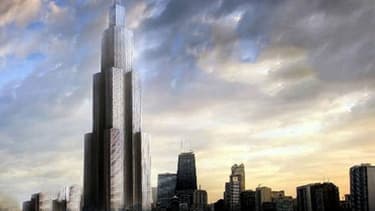 L'immense structure pourra accueillir 30.000 personnes, comptera 4.450 logements, des écoles, des terrains de sport