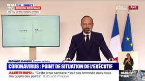 Édouard Philippe: "Notre vie à partir du 11 mai, ne sera pas exactement la vie d'avant le confinement"