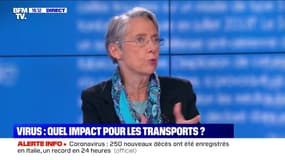 Elisabeth Borne: "La SNCF fournira 80% de son offre habituelle" à partir de lundi