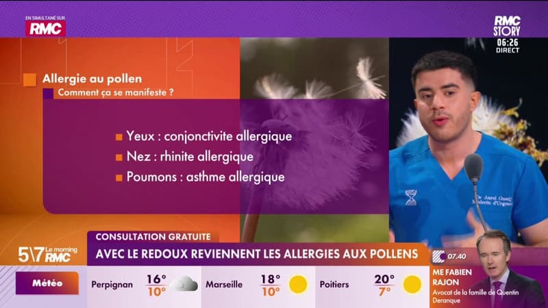 Consultation gratuite - Avec le redoux les allergies reviennent aux pollens