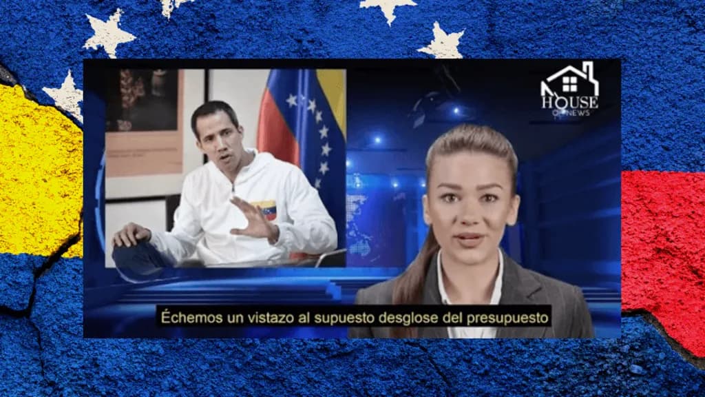 Capture d'écran de la chaîne YouTube House of News, reprise sur le site web de la BBC. Les vidéos deepfake montrent aux Vénézuéliens que l’Occident parle positivement de leur pays. Capture d'écran de la chaîne YouTube House of News, reprise sur le site web de la BBC. Les vidéos deepfake montrent aux Vénézuéliens que l’Occident parle positivement de leur pays.