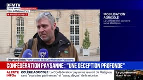 "La violence et la sortie de crise" est du côté du gouvernement, estime la confédération paysanne