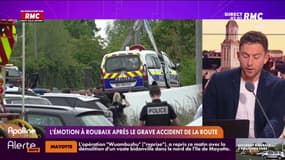 L'émotion vive à Roubaix après l'accident de la route ayant notamment tué trois policiers 