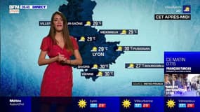 Météo à Lyon: une journée estivale, jusqu'à 30 degrés attendus l'après-midi