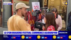 Coup d'envoi du Lyon braderie festival sur la presqu'île