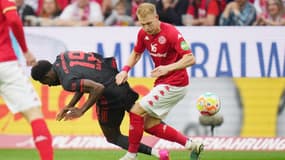 Alphonso Davies et le Bayern Munich, battus à Mayence le 22 avril 2022.