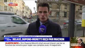 Relaxé par la Cour de justice de la République, Éric Dupond-Moretti est reçu à l'Élysée par Emmanuel Macron