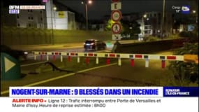 Nogent-sur-Marne: neuf blessés dans un incendie