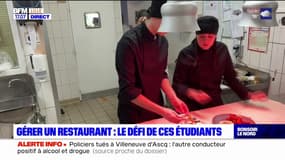 Tourcoing: gérer un restaurant, le défi de ces 17 étudiants