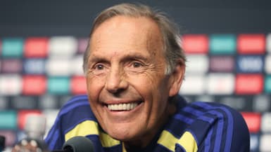 Miguel Angel Russo, entraîneur de Boca Juniors, en conférence de presse lors de la Coupe du monde des clubs, le 24 juin 2025