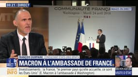 Analyse du discours d'Emmanuel Macron à l'ambassade de France