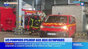 JO 2024: les pompiers d'Elbeuf aux Jeux