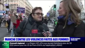 Paris: marche contre les violences faites aux femmes 