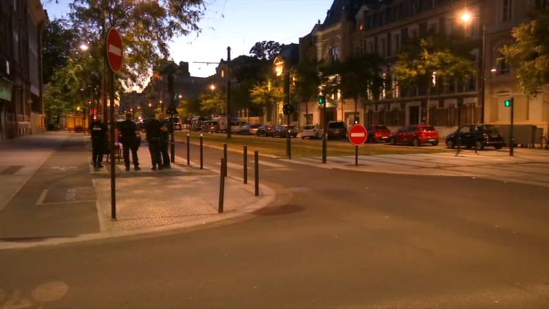 Le Havre la nuit, sur les lieux de la prise d'otage du 6 août 2020
