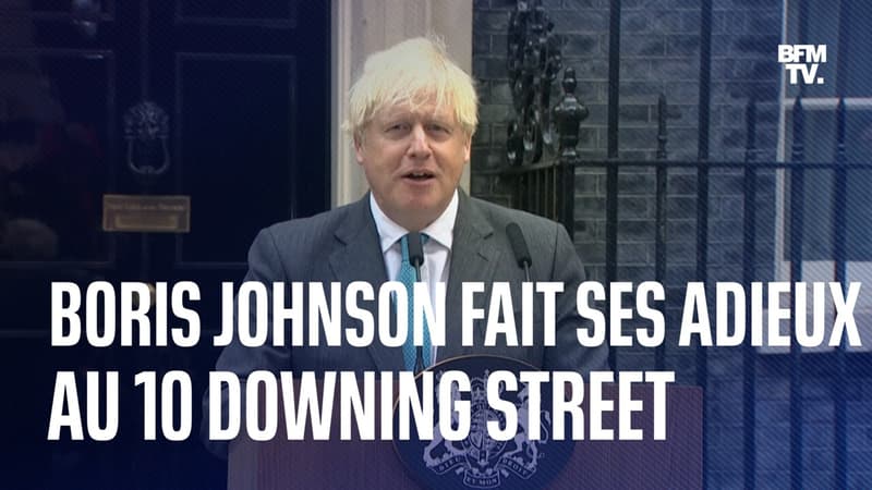 Royaume-Uni: Boris Johnson fait ses adieux au 10 Downing Street