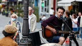 Un musicien lors de la Fête de la musique, 21 juin 2020. (Photo d'illustration)