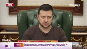 Ukraine : Volodymyr Zelensky dénonce des attaques russes visant les convois humanitaires