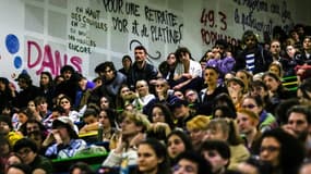 Des étudiants réunis en assemblée générale à l'université de Toulouse, le 22 mars 2023