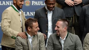 Vidal et Ribéry ici avec Rafinha et Alaba