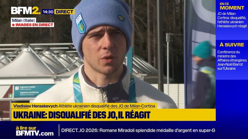 "Je ne comprends pas": l'Ukrainien Vladislav Heraskevych réagit à sa disqualification des JO d'hiver de Milan-Cortina #BFM2