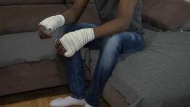 Le jeune homme a été brûlé au second et au troisième degrés.