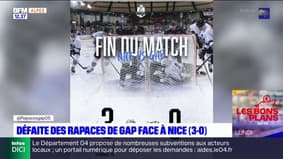 Défaite des Rapaces de Gap face à Nice ce vendredi soir