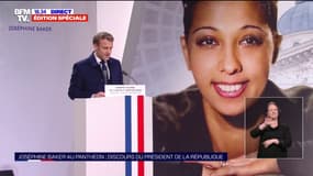 Pour Emmanuel Macron, Joséphine Baker incarne "un combat pour la France libre, sans calcul, sans quête de gloire, dévoué à nos idéaux"