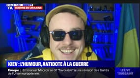 "Rire, c'est le meilleur choix": cet humoriste ukrainien témoigne de son antidote à la guerre