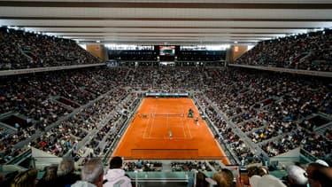 Le court Philippe-Chatrier de Roland-Garros, le 27 mai 2024