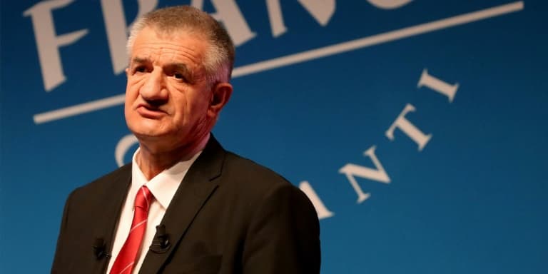 Le candidat à la présidentielle Jean Lassalle, le 11 mars 2022 à Bordeaux