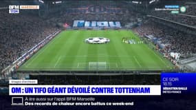 OM-Tottenham: un tifo géant préparé par les Winners