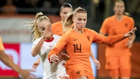 Alisha Lehmann (à gauche), face à Jackie Groenen.