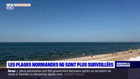 Normandie: des plages non-surveillées depuis la rentrée