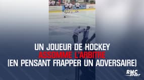 Un joueur de hockey assomme l'arbitre (en pensant frapper un joueur adverse)