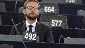 Jérôme Lavrilleux au Parlement européen à Strasbourg, le 1er juillet 2014.