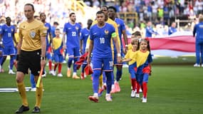 Les joueurs de l'équipe de France à l'Euro le 25 juin 2024