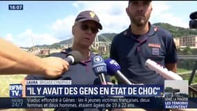 Viaduc effondré à Gênes: "Notre chien nous a signalé qu’il y avait d’autres personnes en-dessous"