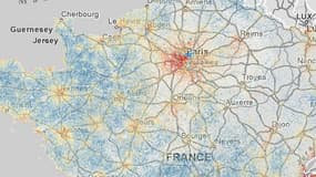 Cette carte interactive affiche le niveau de vie en euros, par individu et par an, sur toute la France métropolitaine. Elle permet de zoomer à un haut niveau de précision sur des carreaux, de 200 mètres de côté!