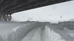 D'impressionnantes chutes de neige ont touché le nord-est des Etats-Unis.