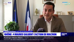 Rhône: quatre maires saluent l'action d'Emmanuel Macron