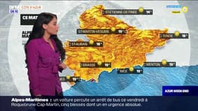 Météo Côte d'Azur: du soleil est à prévoir ce samedi, et des températures douces