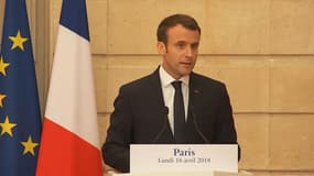 Macron sur la Syrie: "Ce n'est en aucun cas une attaque contre le régime syrien, ni ses alliés"