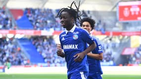 Ismael Doukouré buteur pour Strasbourg, 6 avril 2025