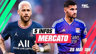 Neymar, Aouar, Salah... Les 5 infos mercato du 2 mai (à 18h)