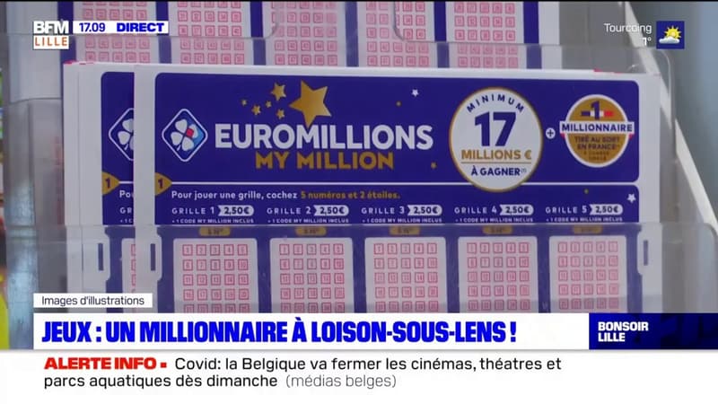 Jeux: Un habitant devient millionnaire à Loison-sous-Lens (Pas-de-Calais)