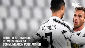 Juventus : Ronaldo se différencie de Messi dans sa communication selon Arthur