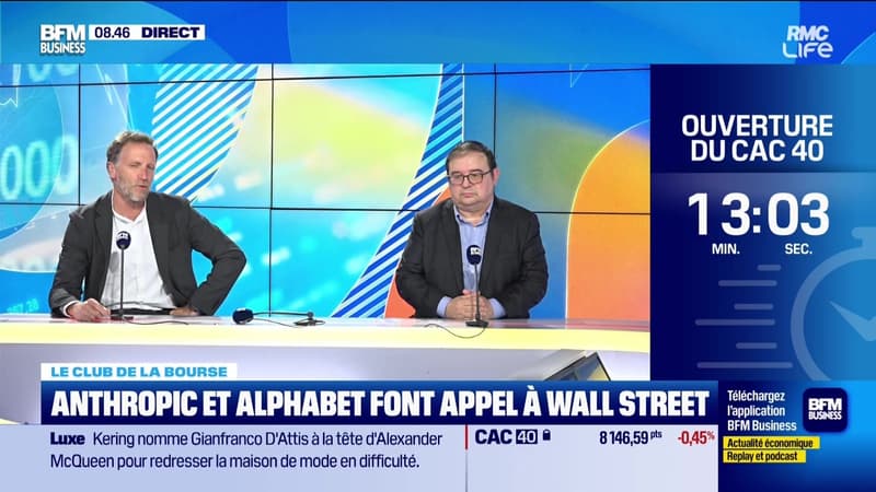 Le club de la Bourse : Anthropic et Alphabet font appel à Wall Street - 02/06