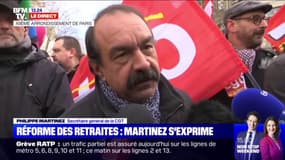 Philippe Martinez: "Nous n'avons pas changé d'avis" sur la réforme des retraites