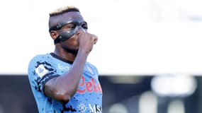 Victor Osimhen avec le Napoli en 2022.